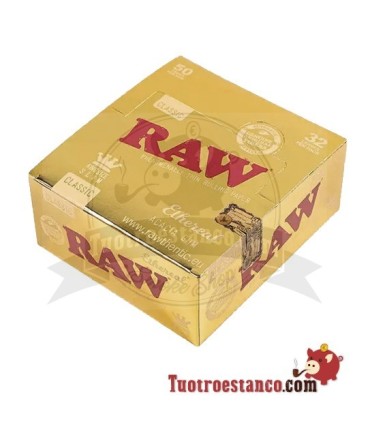 Estuche Raw Ethereal king Size Slim de 110 mm - 50 Libritos
