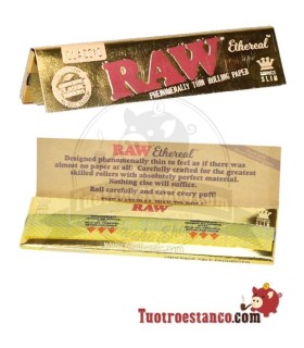 Estuche Raw Ethereal king Size Slim de 110 mm - 50 Libritos