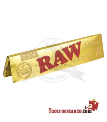 Estuche Raw Ethereal king Size Slim de 110 mm - 50 Libritos