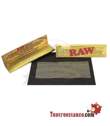 Raw Ethereal king size slanke 110 mm koffer - 50 boekjes