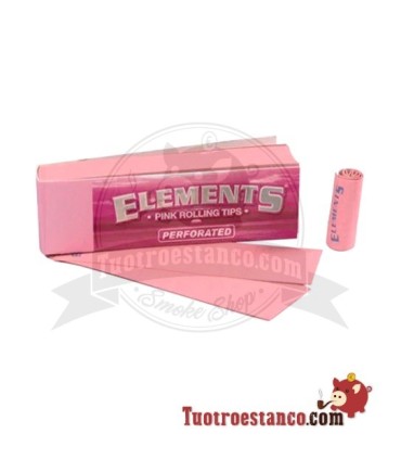 Estuche de filtros de cartón Elements Pink - 50 filtros