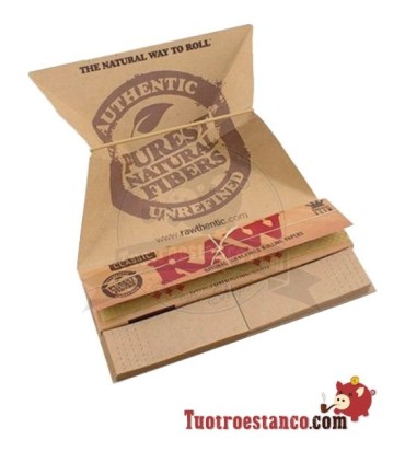110mm King Size Artisan RAW Papel + Dicas