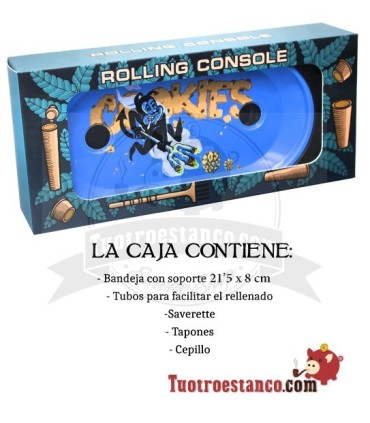 Bolacha Demoníaca Azul da Consola Rolante