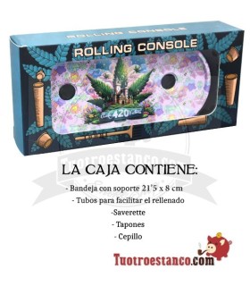 Rolling Console Hoja pink 420