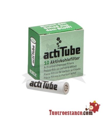 Estuche de filtros Actitube 6mm KONIK de 10 ud - 20 cajitas