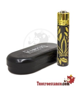 Jungle Leaves Metal Clipper + Metal Case
