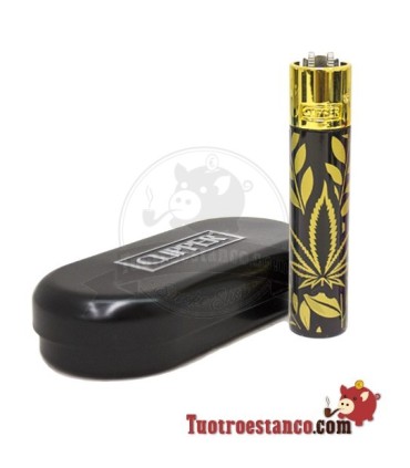 Tesoura de Metal Jungle Leaves + Caixa de Metal