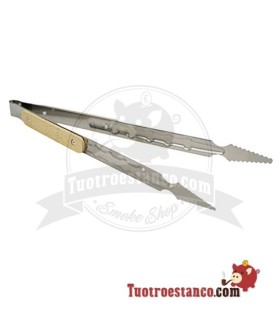 Clipes de hookah em metal e madeira de 32 cm