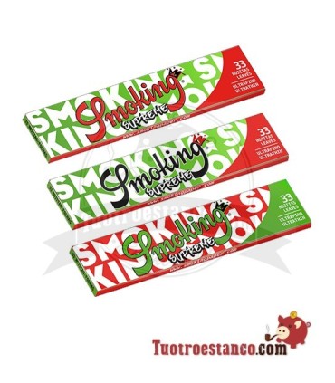 Carta Smoking Supreme ultra sottile King Size da 110 mm