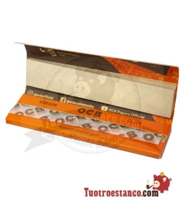 OCB Virgin King Size Paper + Tipps – 32 Broschüren