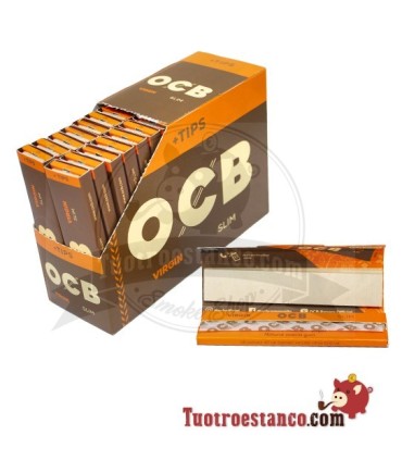 OCB Virgin King Size Paper + Conseils - 32 brochures