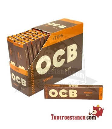 OCB Virgin King Size Papier + Tips - 32 boekjes