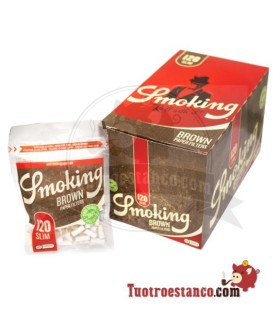 Filtros de Smoking Orgânicos 6mm - 10 sachês de 120 filtros
