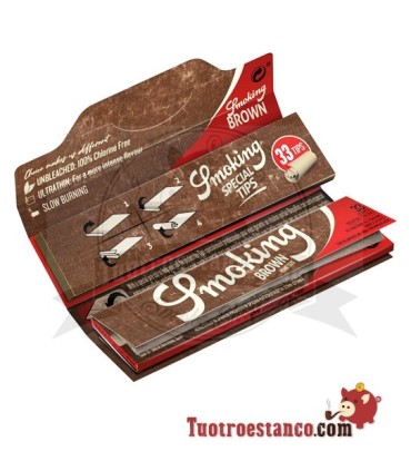 Papier Smoking brun King Size + embouts