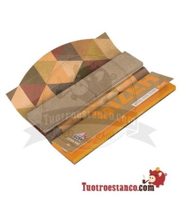 King Size Slim Organic Gizeh Paper 110mm + Tips