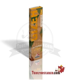 Carta Gizeh organica sottile king size 110mm + punte