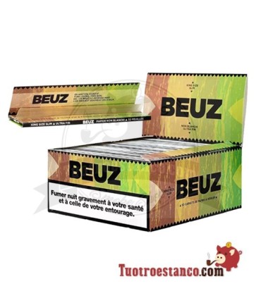 Beuz Brown King Size Paper 110 mm - 50 livretos