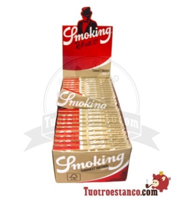 Estuche de papel Smoking Thinnest Brown Regular 70 mm - 50 libritos