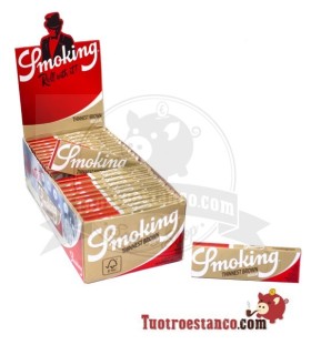 Estuche de papel Smoking Thinnest Brown Regular 70 mm - 50 libritos