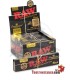 RAW King Size ZWART Connoisseur Papier van 110 mm + Tips - 24 eenheden