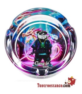 Gangsta PANDA 1 Kristallen Asbak