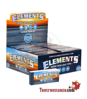 Estuche de filtros de cartón Elements Anchos - 50 tips