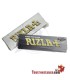 5 x livretos prateados RIZLA 70mm "dobrados"