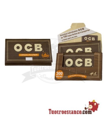 Papel OCB Virgin 300 corto de 70mm