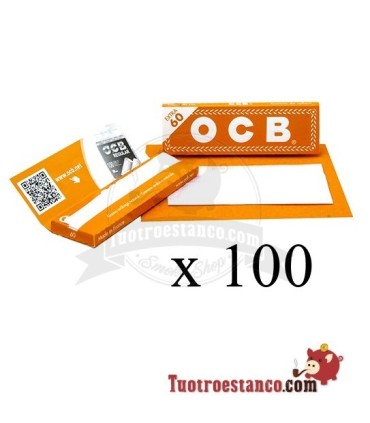2 Estuches OCB Naranja 70mm - 100 libritos