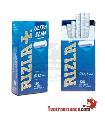 Papel Rizla Plata 70mm + Filtros Rizla 5.7mm