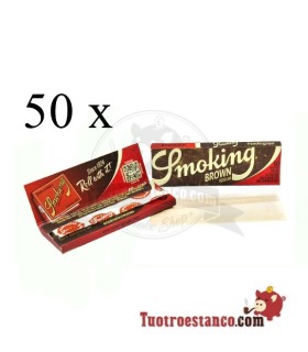 Smoking Brown 70 mm + 20 x Filtros OCB 6 mm