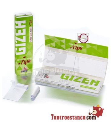 Papel Gizeh Super Fine Mágnetico king size slim + TIPS