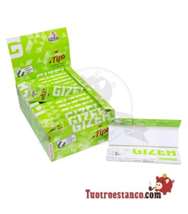 Estuche Gizeh Super Fine mágnetico King Size Slim + TIPS - 26 libritos