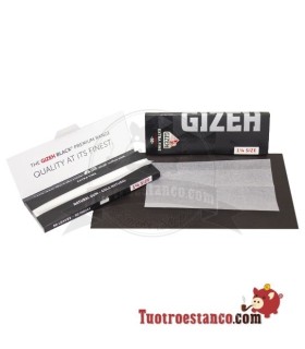 78mm Gizeh zwart extra fijn papier