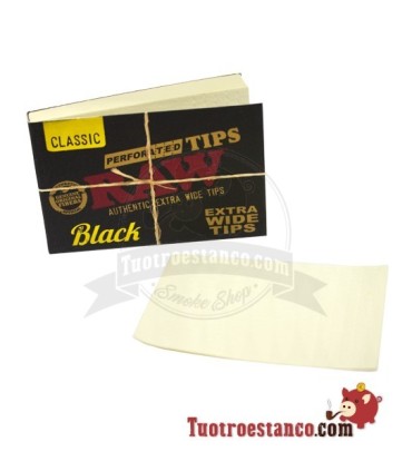 Tips anchos Raw Black
