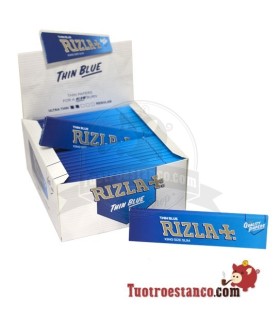 Estuche de Papel Rizla Azul king size slim - 50 libritos