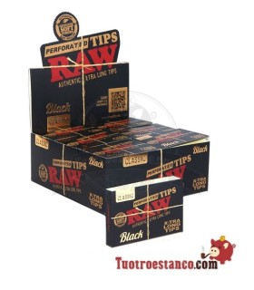 Raw Black Tips karton filterbehuizing voor de behuizing - 36 eenheden