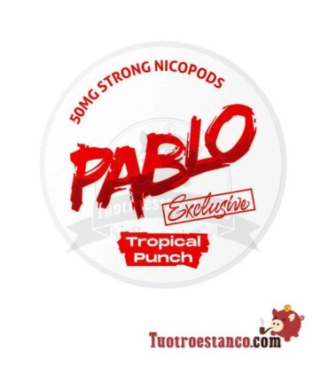 Pablo Exclusieve Tropische Punch Nicotinezakje