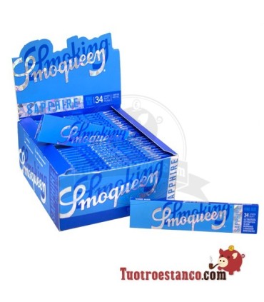 Rookpapier SmoQueen Sapphire King Maat 110 mm - 50 boekjes