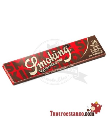 Supreme Brown King Size Tuxedo Paper 110 mm - 50 boekjes
