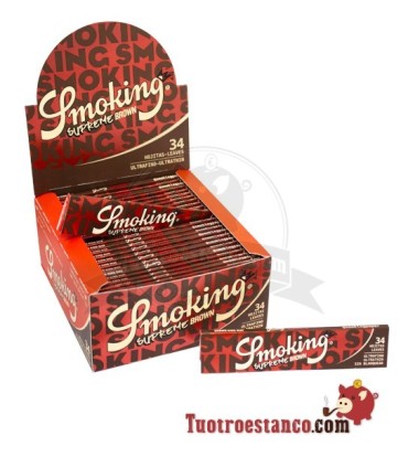 Supreme Brown King Size Tuxedo Paper 110 mm - 50 boekjes