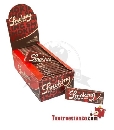 Papel Smoking Supreme Brown 70 mm - 50 libritos