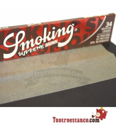 Smoking Supreme Brown kingsize papier