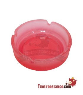 Grote gekleurde glazen asbak 10,9 cm