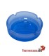 Grote gekleurde glazen asbak 10,9 cm