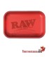 Bandeja metálica Raw Red Matte 27,5 x 17,50 cm