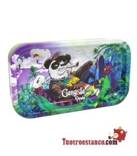 Gangsta Panda Groene Dienbladdoos