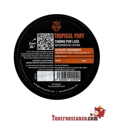 Bolsita de Cafeina Denssi Tropical Fury