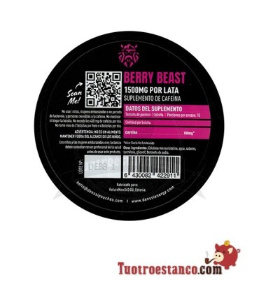 Sachet de caféine Denssi Berry Beast