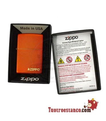 Zippo Metallisches Rot
